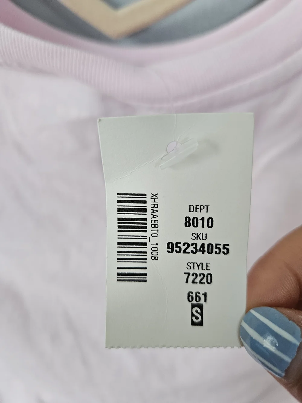 *NWT* Aeropostale Pale Pink Logo Slim Short Sleeve Tee - Picture 6 of 9